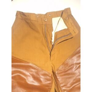 Canvasback Duck Hunting Pants Brush Guard Canvas Tan Vintage USA 28x28 NWOT